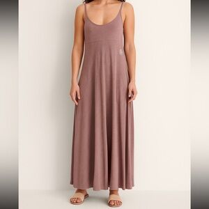 Wildfox Sleeveless Maxi Dress 100% Cotton in Mauve size XS